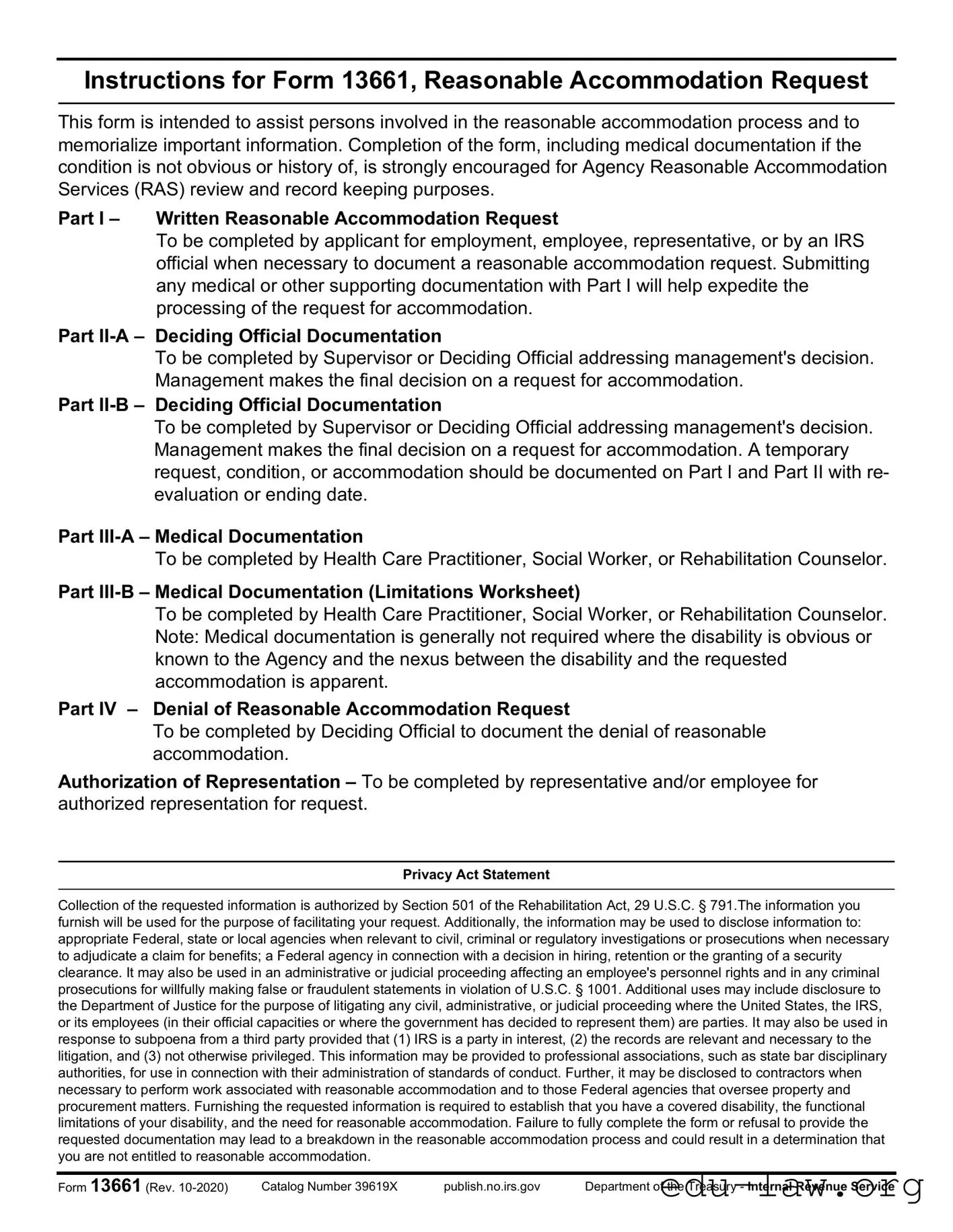 Fill in Your 13661 Template