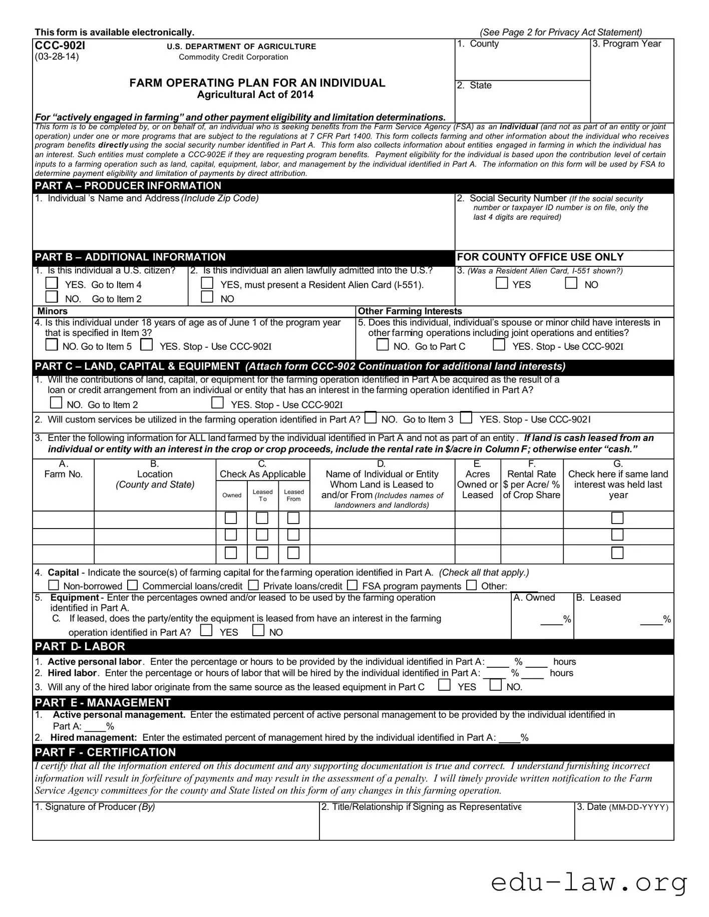 Fill in Your Ccc 902I Template