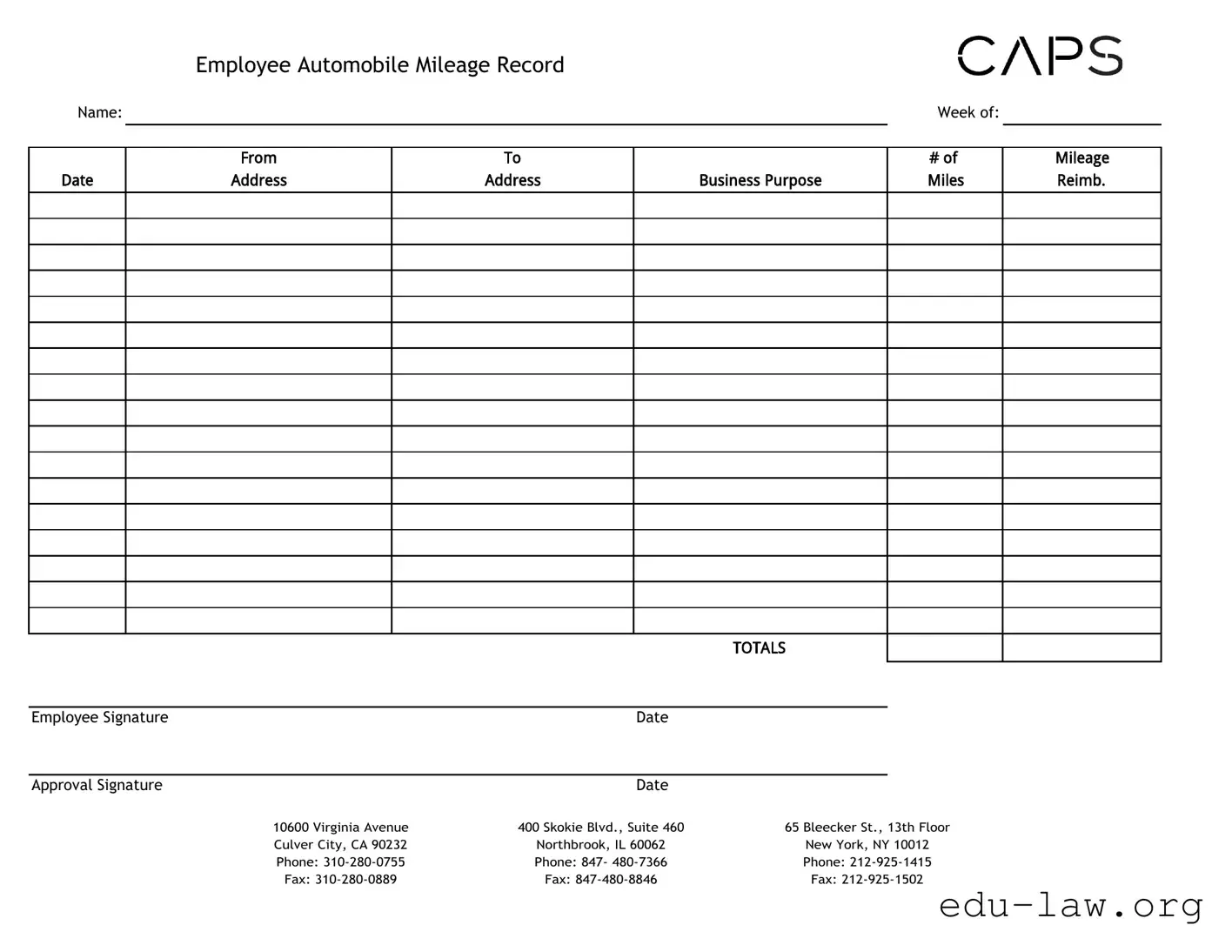 Fill in Your Caps Template