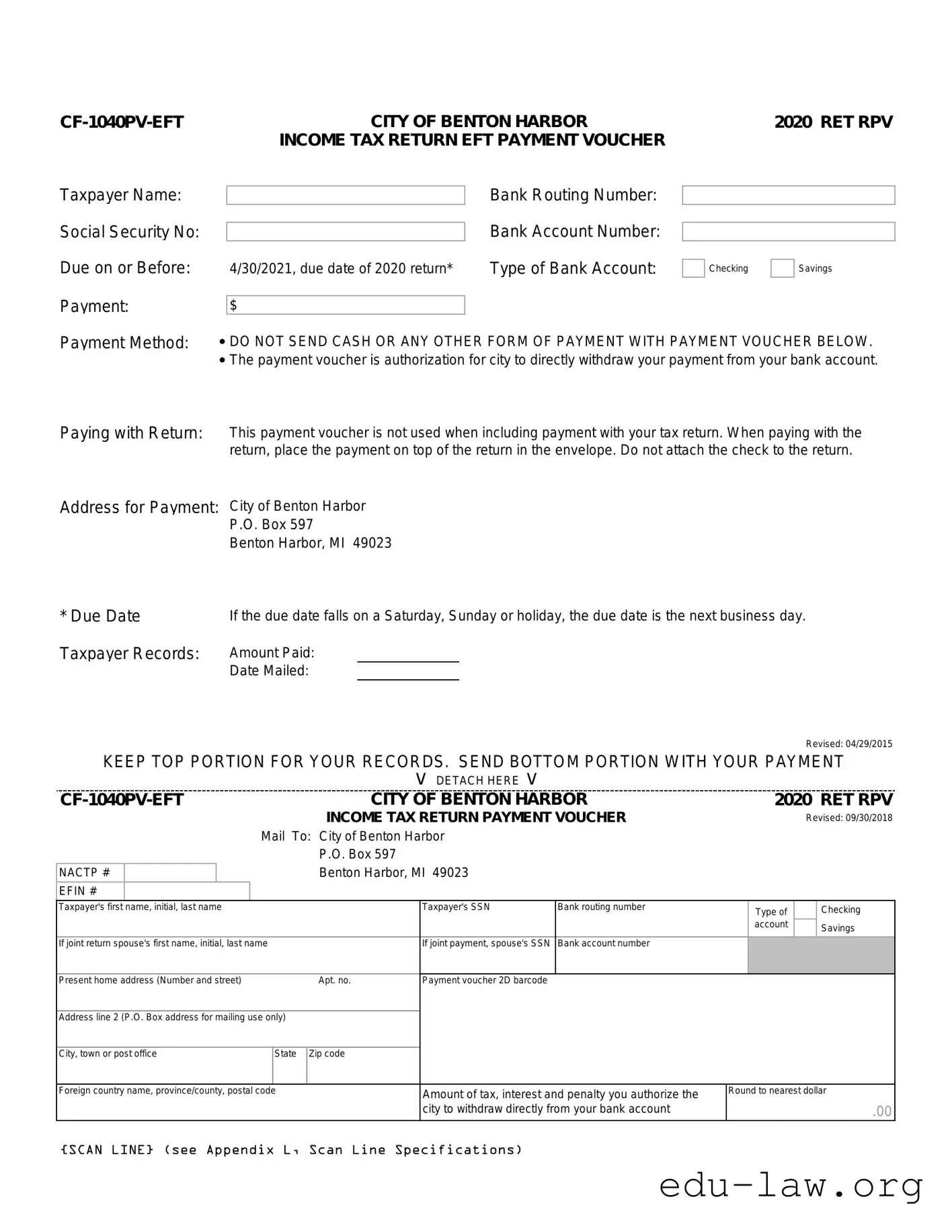 Fill in Your Cf 1040Pv Template
