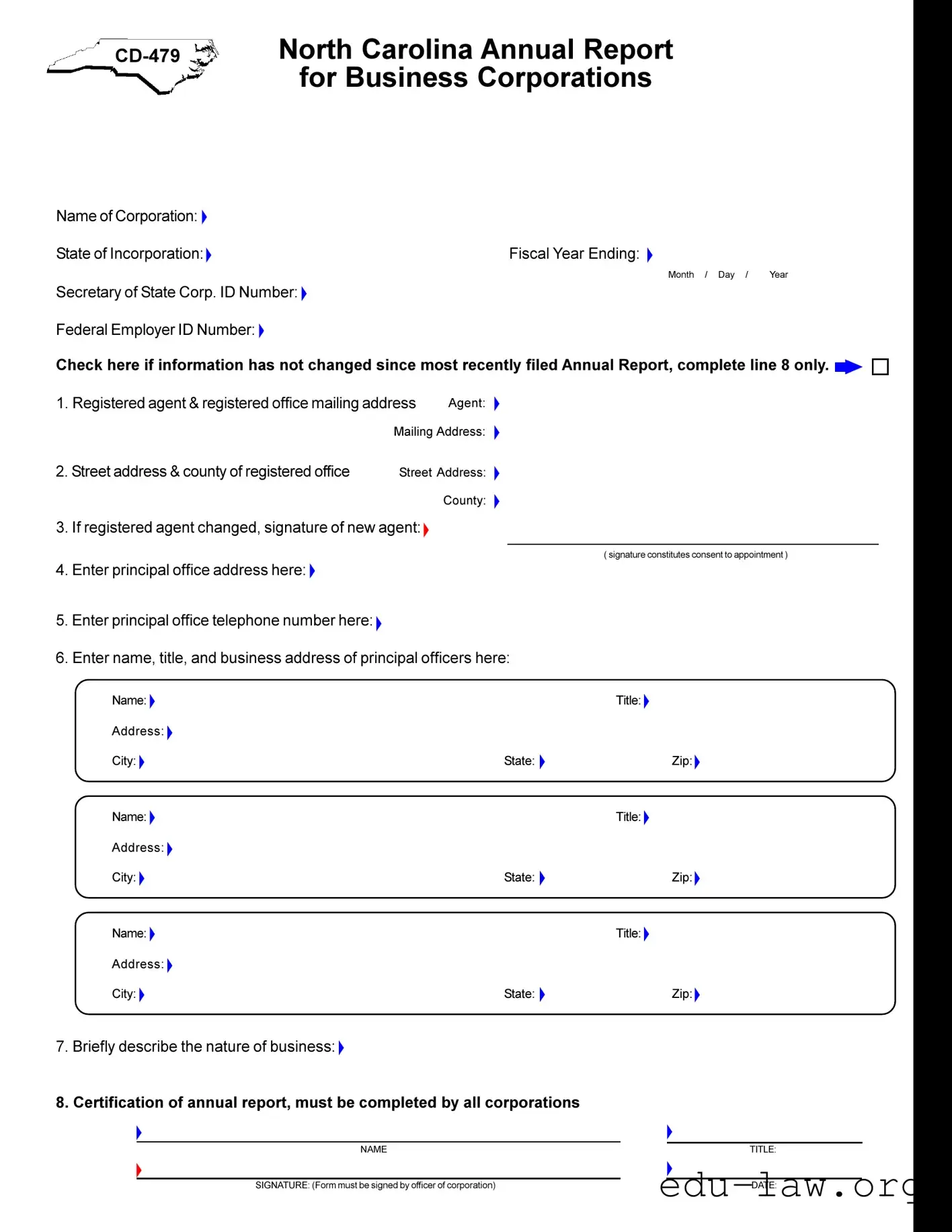 Fill in Your Cd 479 Template