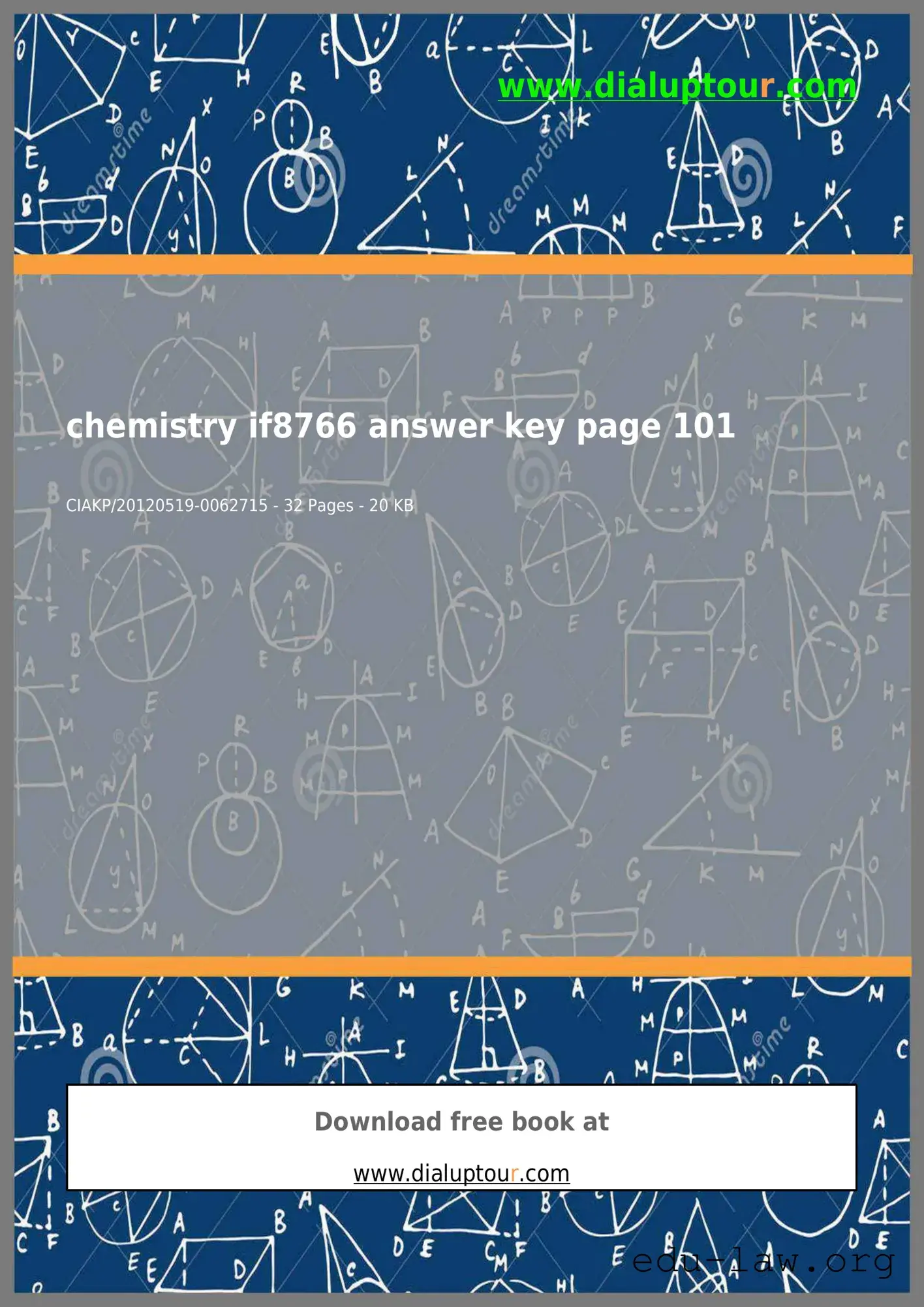 Fill in Your Chemistry If8766 Template