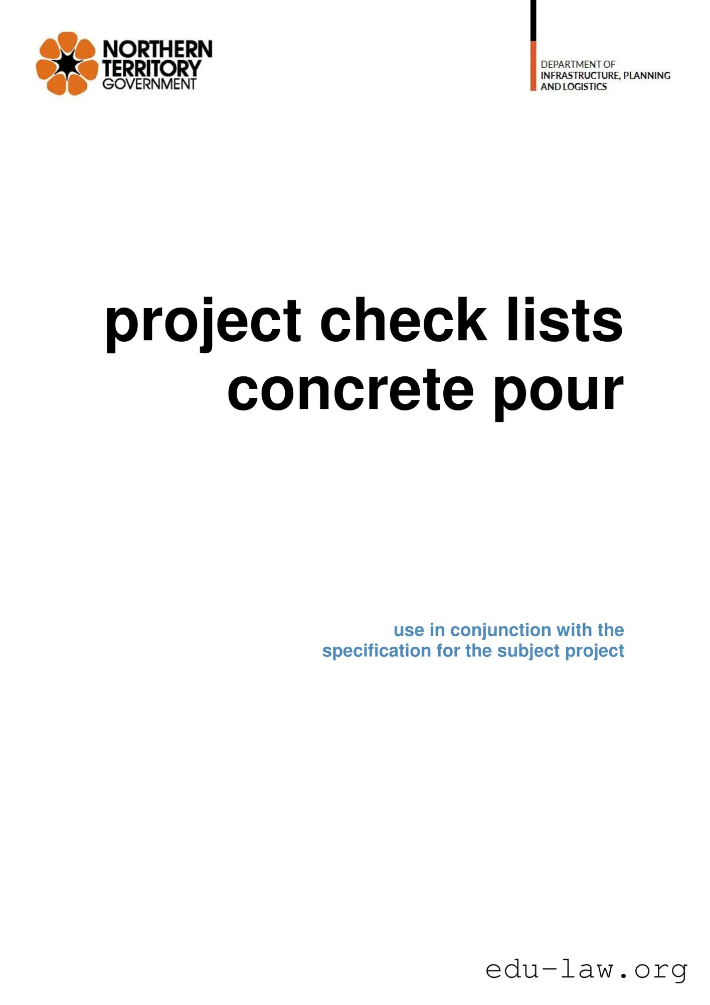 Fill in Your Concrete Checklist From Template