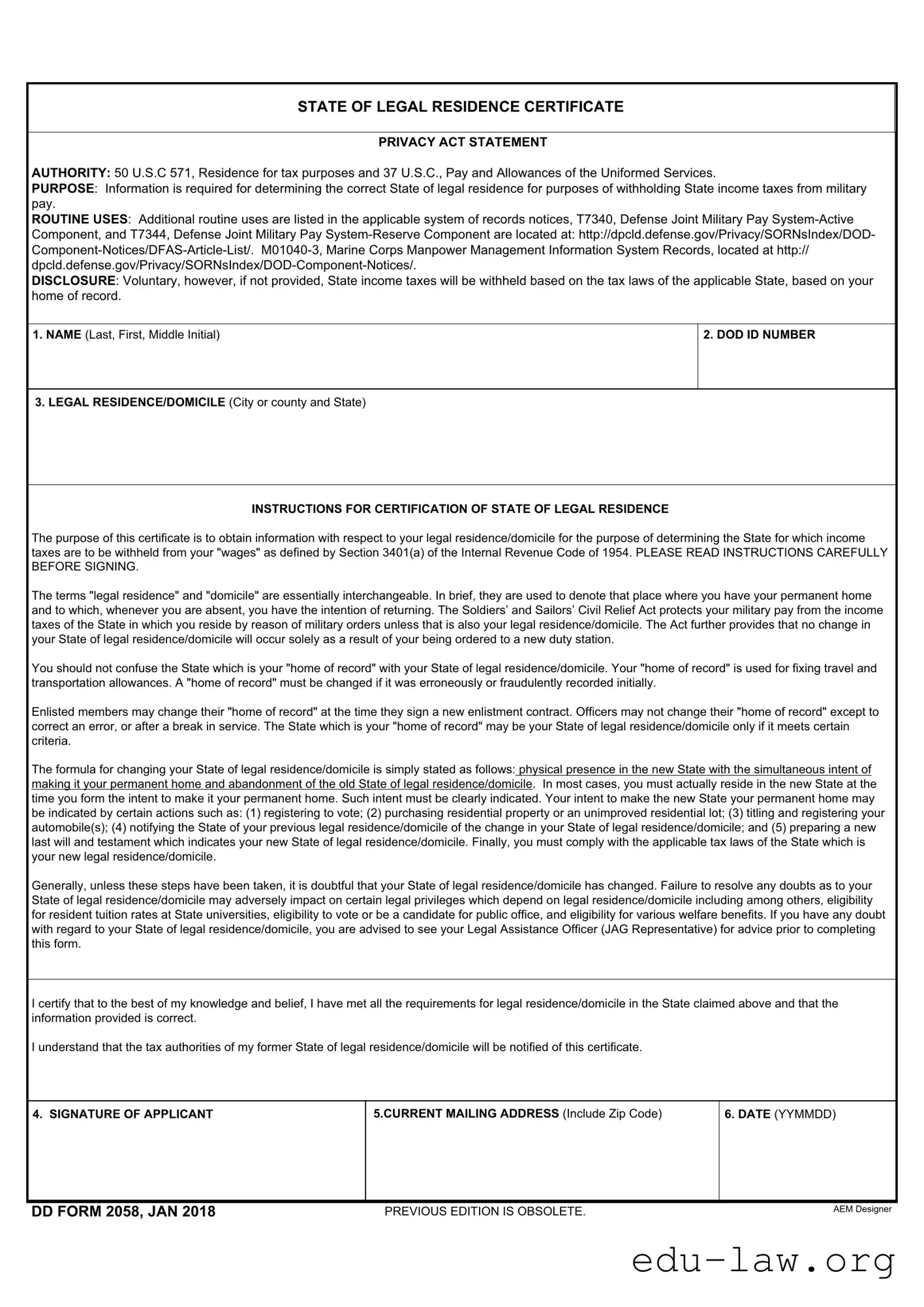 Fill in Your Dd Template