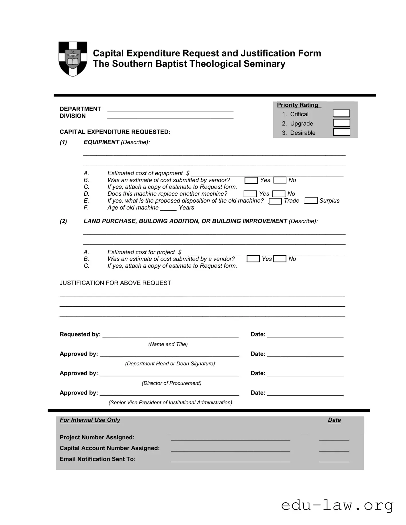 Fill in Your Capex Template