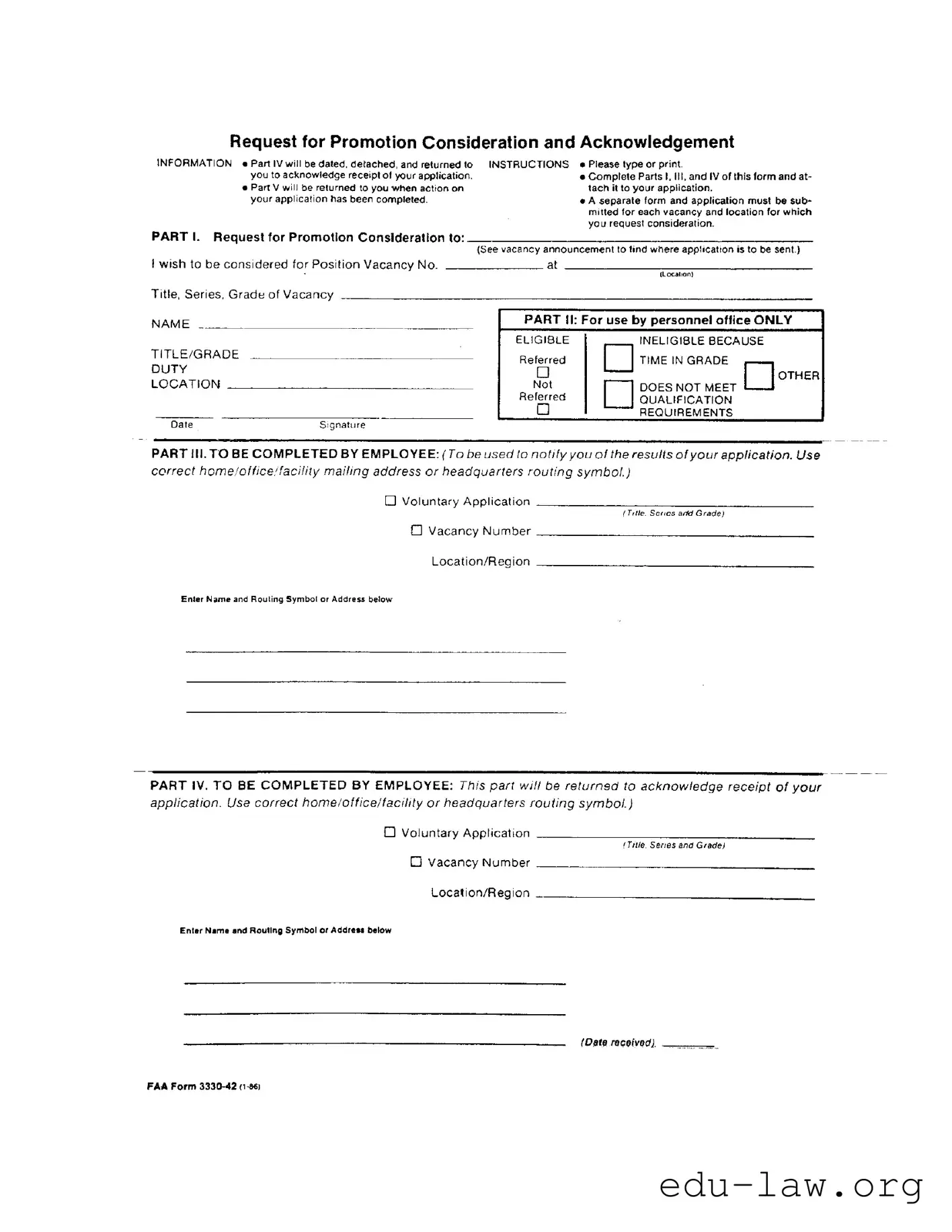 Fill in Your Faa 3330 42 Template
