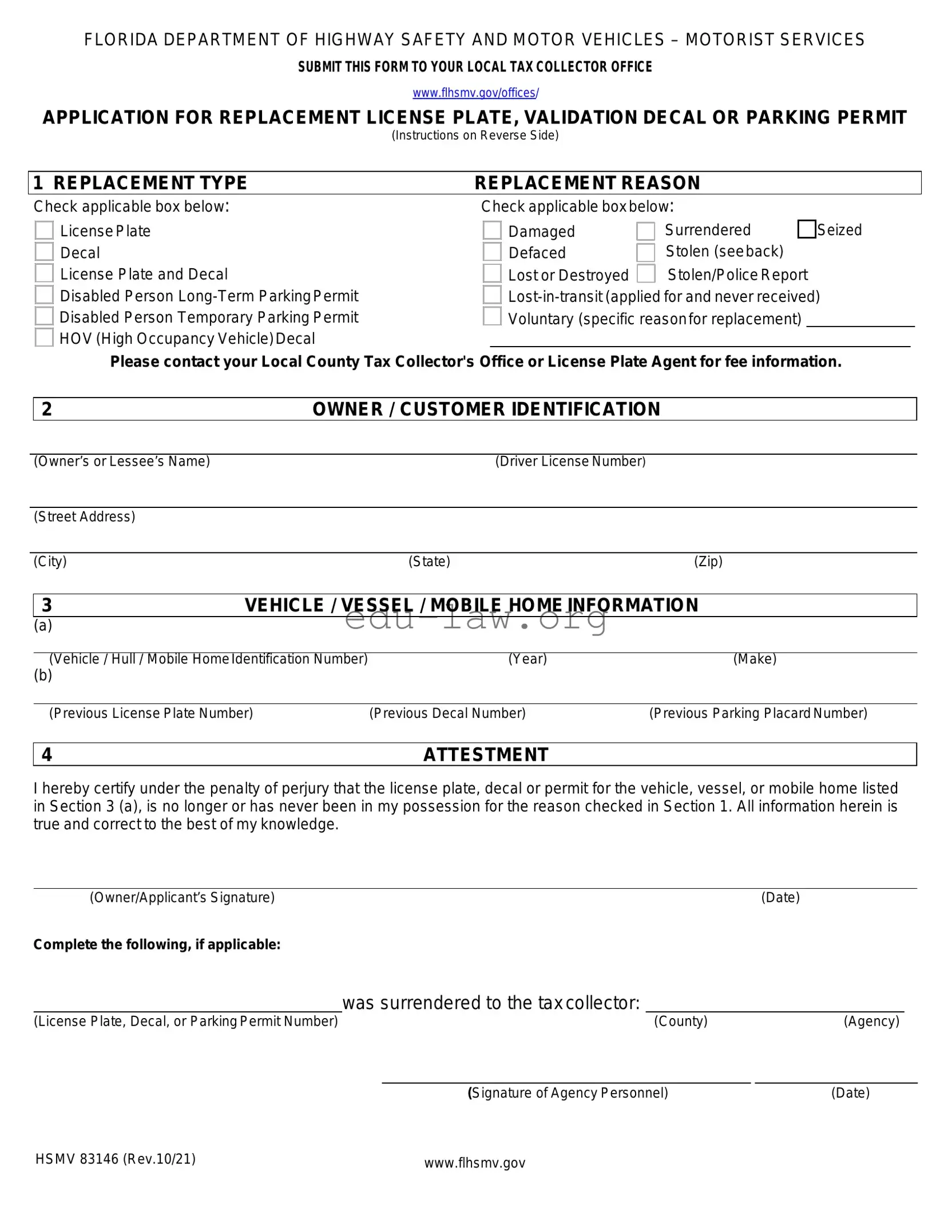 Fill in Your Hsmv 83146 Template