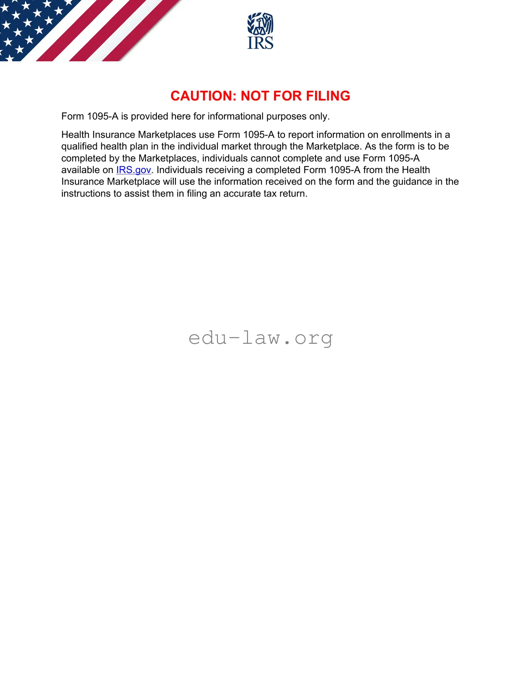 Fill in Your IRS 1095-A Template