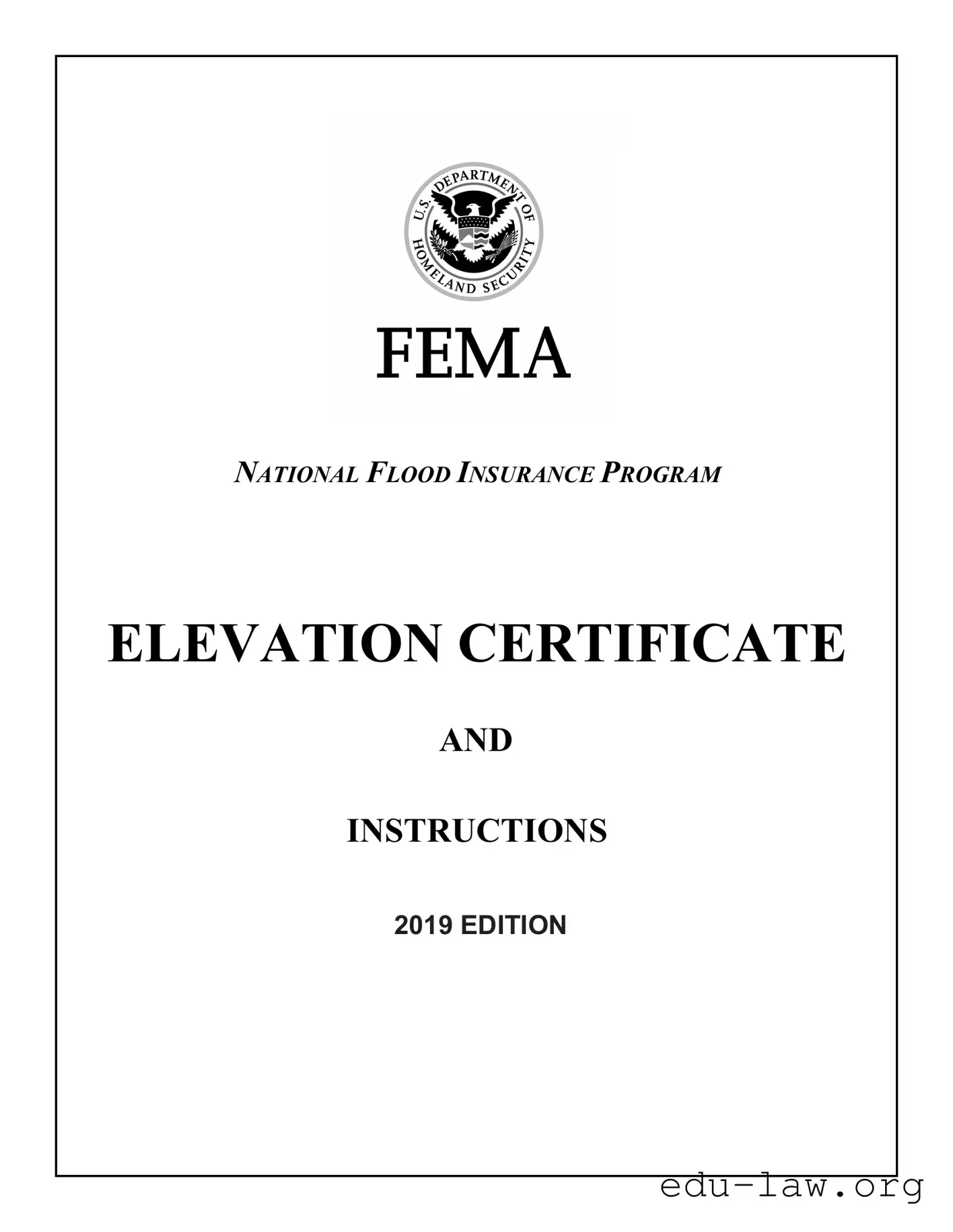 Fill in Your Fema Elevation Template