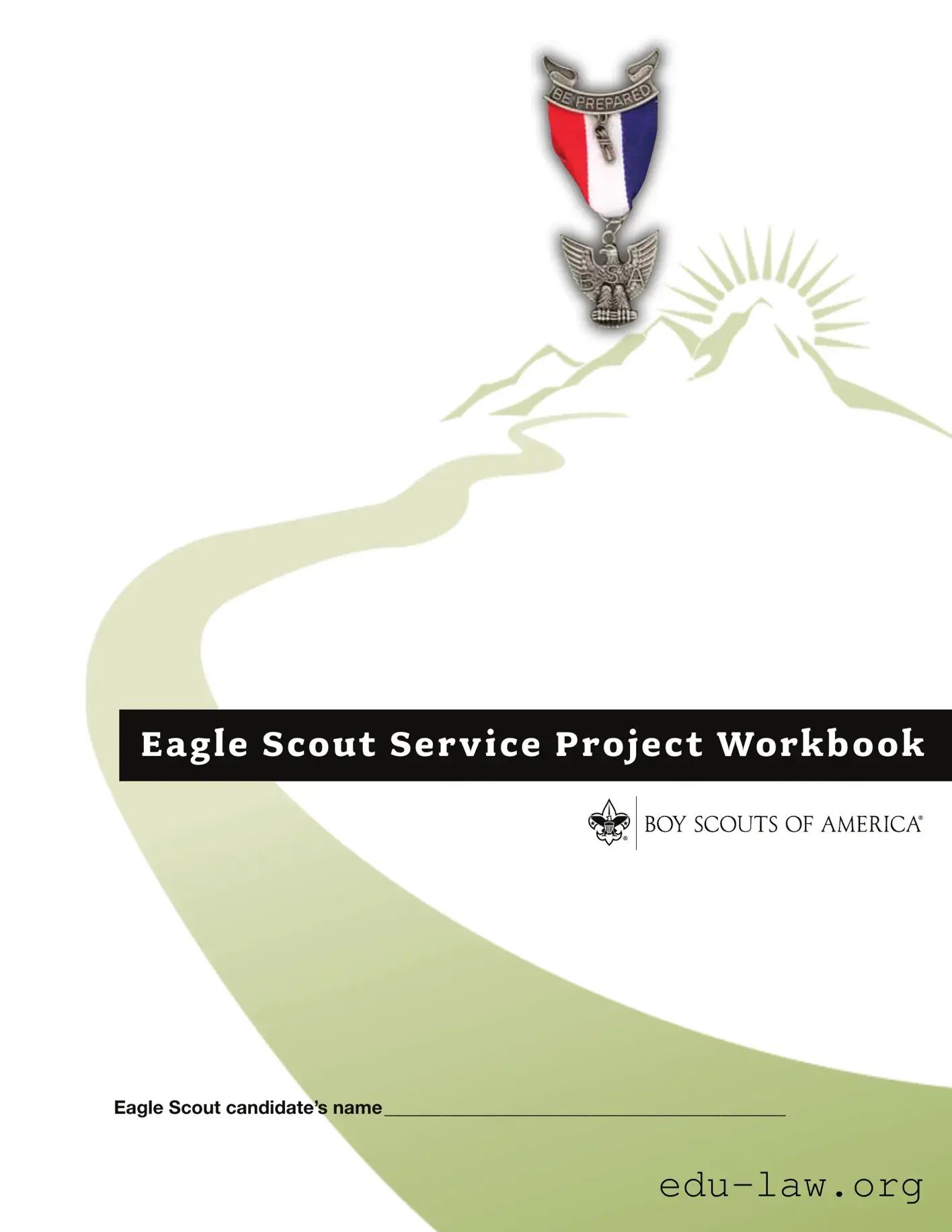 Fill in Your Eagle Scout Project Workbook Template