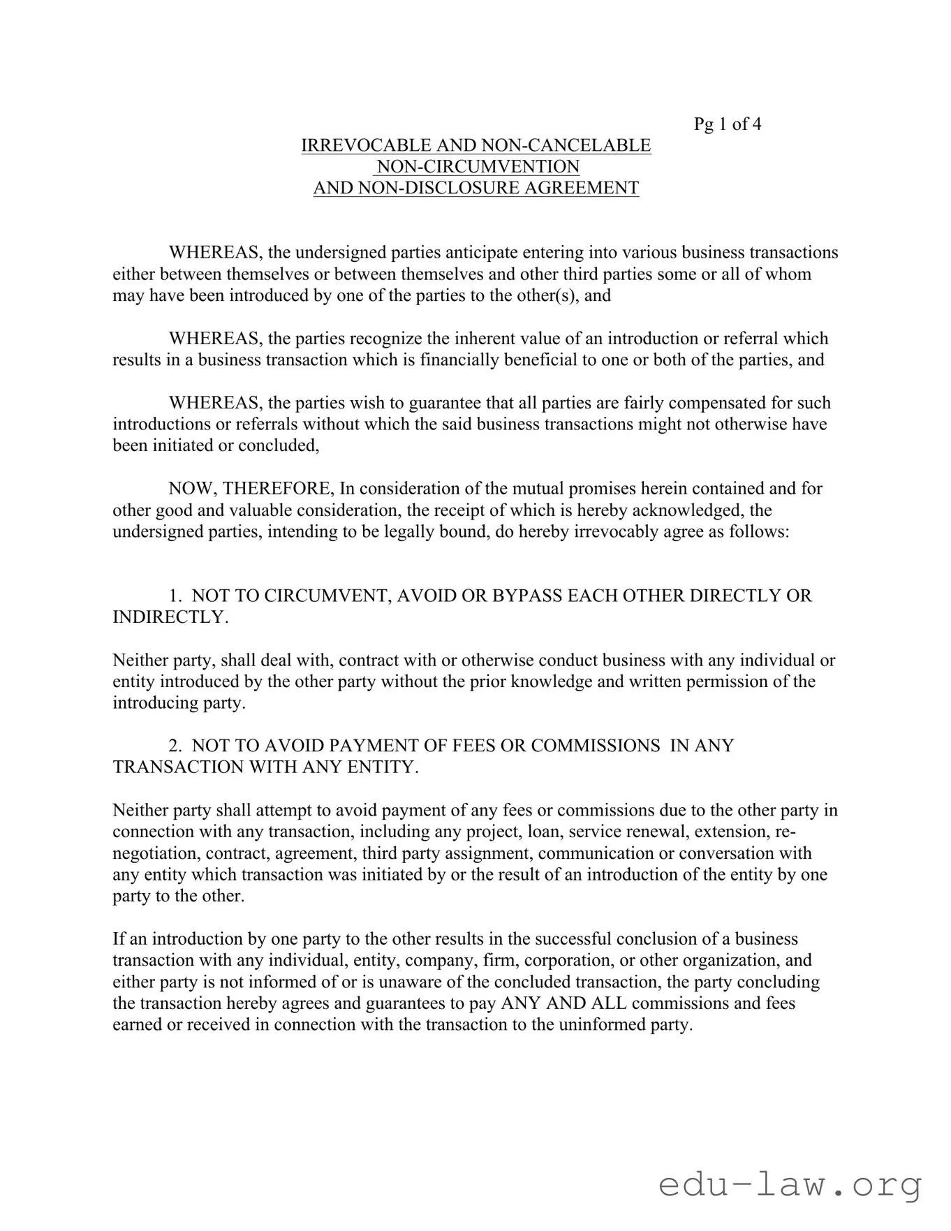 Fill in Your Ncnd Template