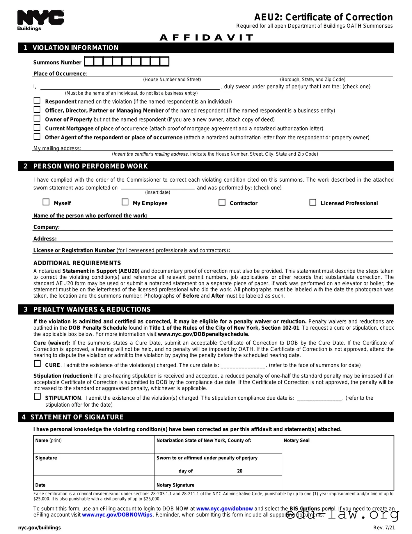 Fill in Your Certificate Of Correction Template