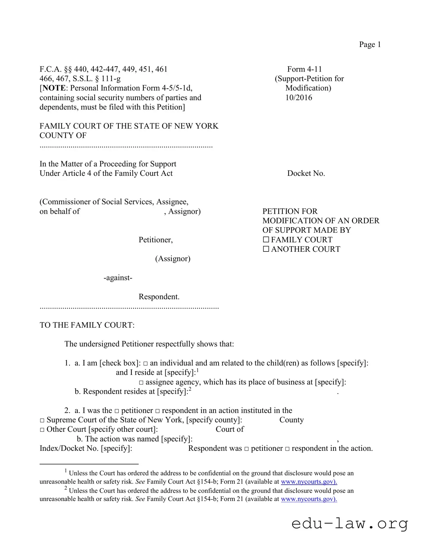 Fill in Your 4 11 Template