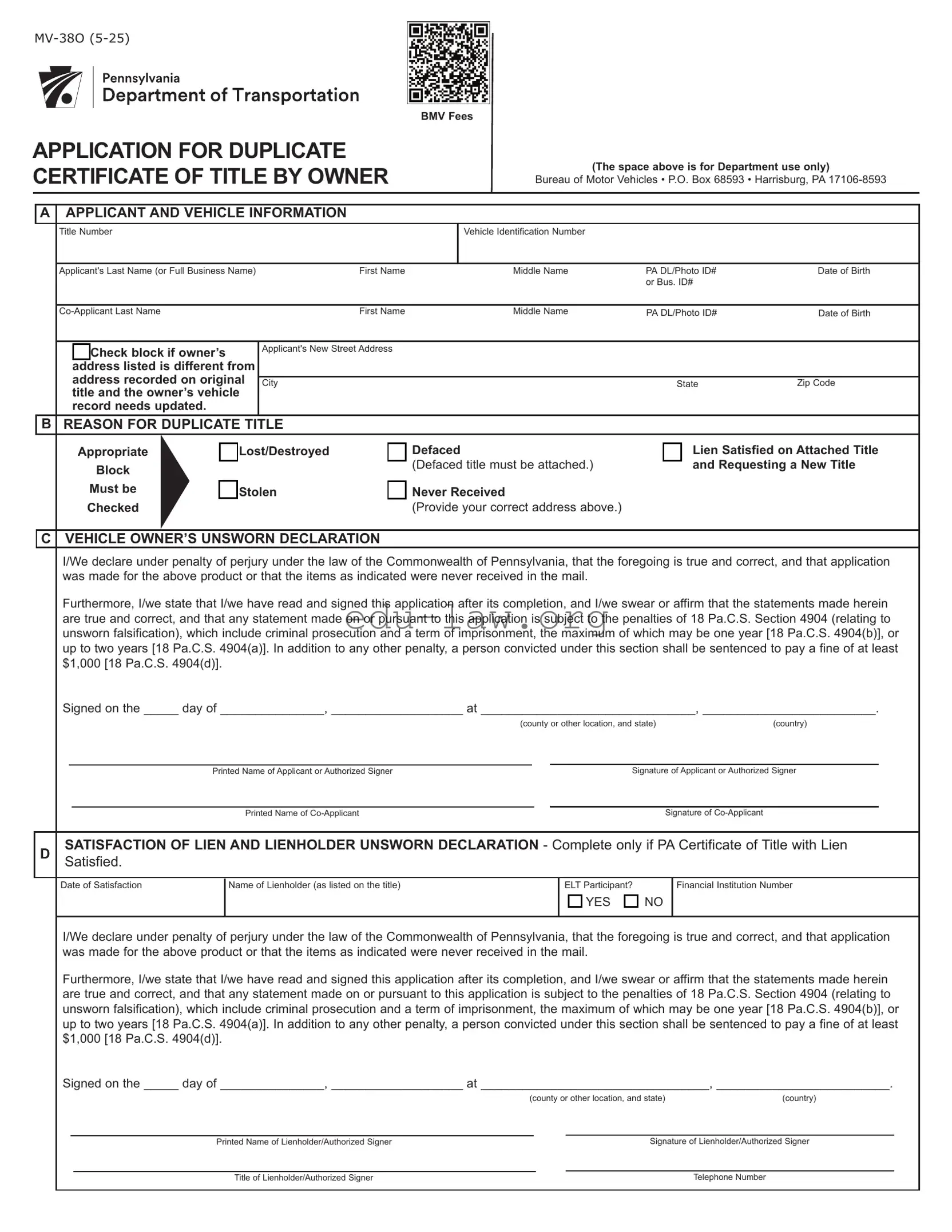 Fill in Your Mv 380 Template