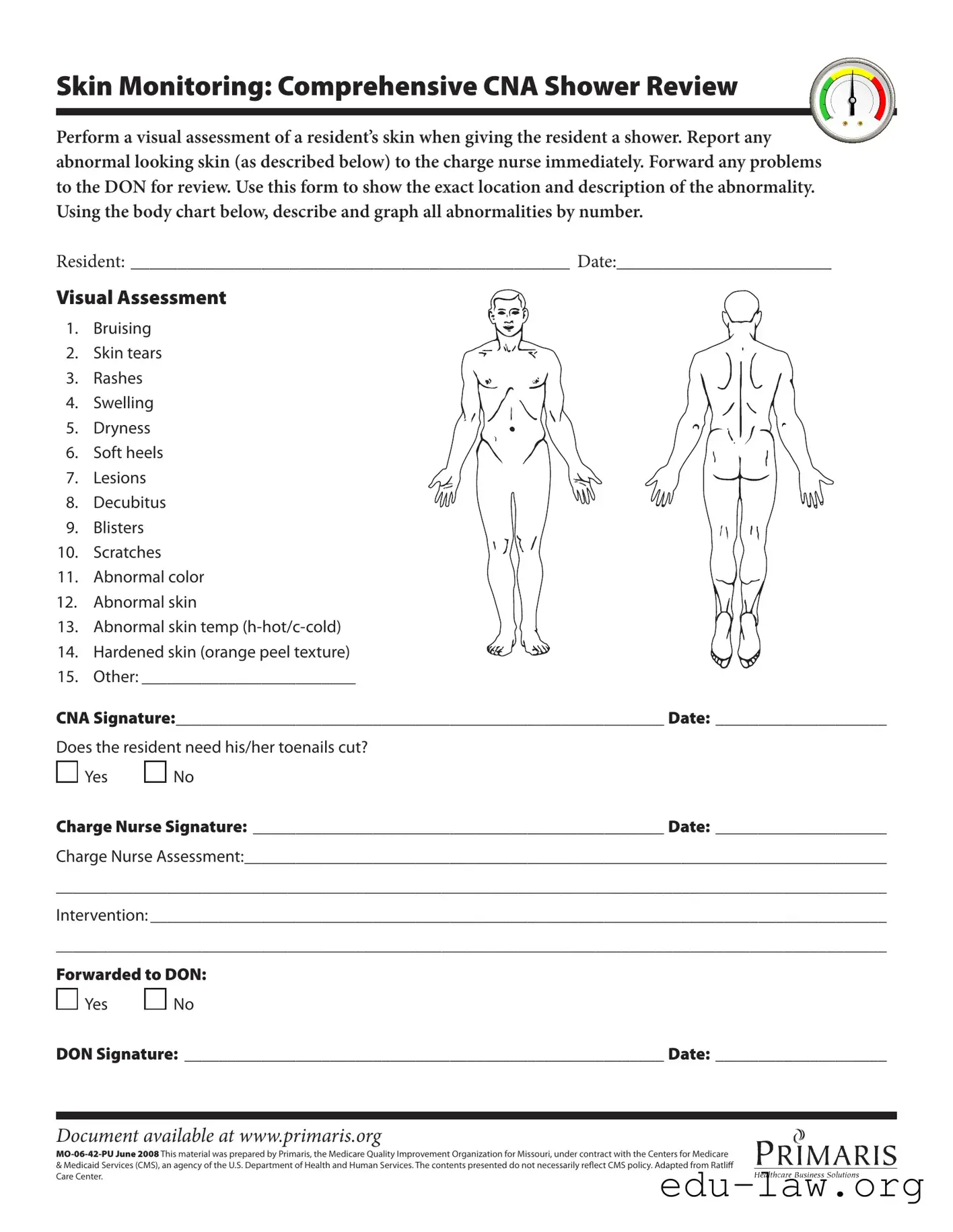 Fill in Your Cna Shower Sheets Template